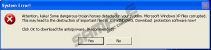 Some dangerous trojan horses detected in your system
