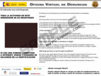 Oficina virtual de denuncias virus