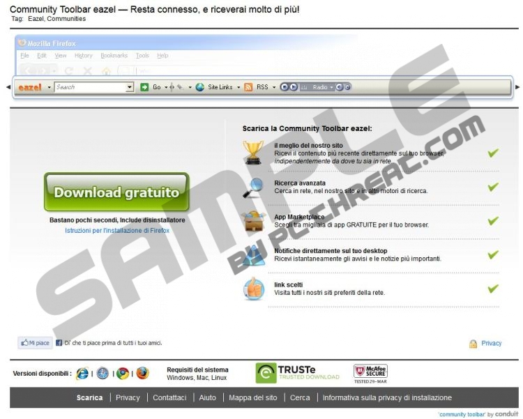 eazel toolbar gratuit