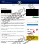 FBI Federal Bureau of Investigation Virus