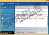 Sirius Win 8 Antivirus 2014