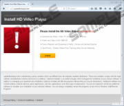 Please Install Hd Video Player popup