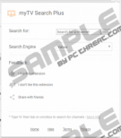 myTV Search Plus Extension
