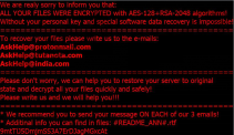 AskHelp@protonmail.com Ransomware