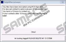 Delphi Ransomware