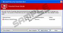 Microsoft Security Essentials Alert