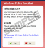 Windows Police Pro Alert Pop-up